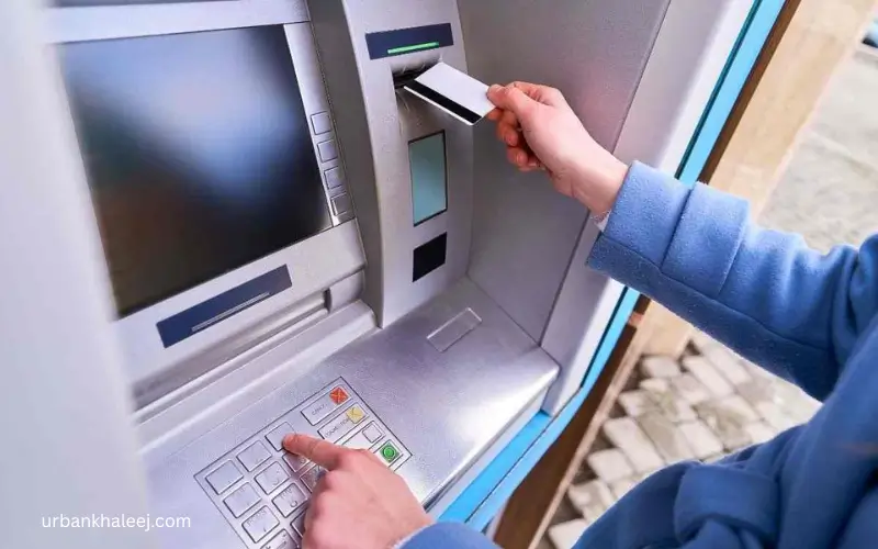 Insert the FAB Debit card