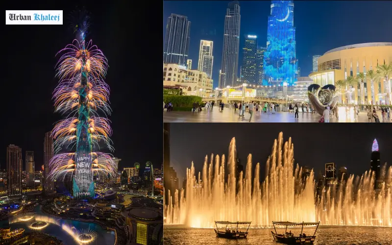 Burj Khalifa Light Show new year