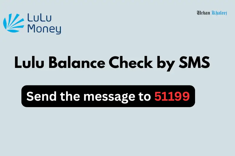 lulu balance check by sms