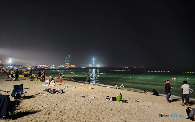 Umm Suqeim Night Swimming Beach