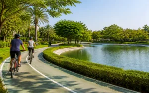 Cycling Around the Pond