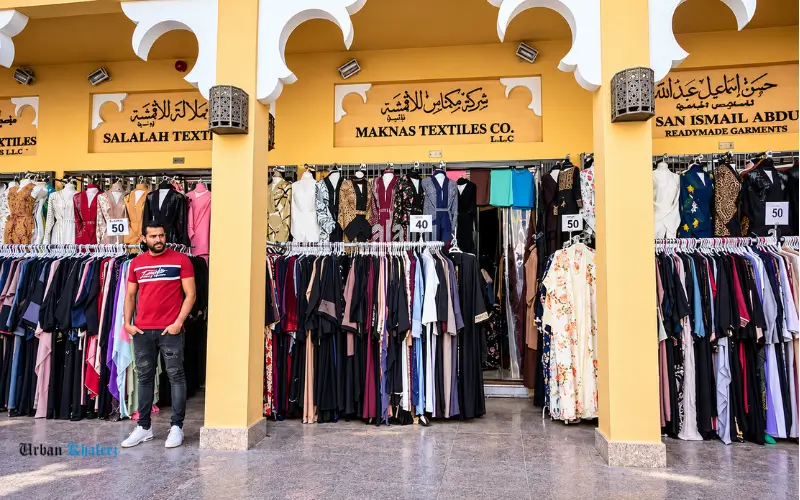 Abayas and Traditional Clothing at Naif Souk