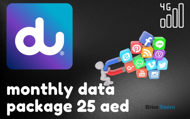 DU Monthly Data Package 50 AED 28GB