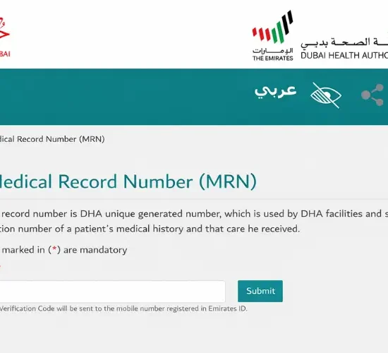 MRN Number in Dubai
