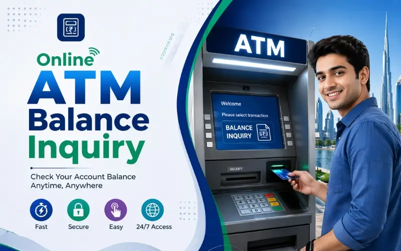 Online ATM Balance Inquiry