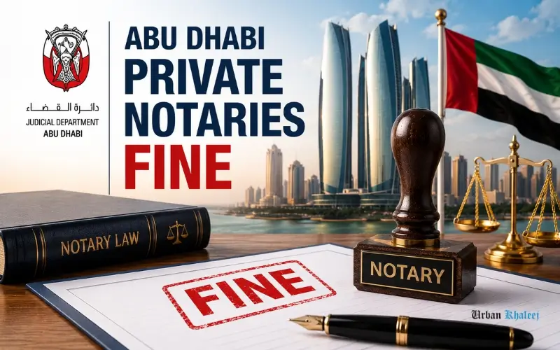 Abu Dhabi Private Notaries Fine