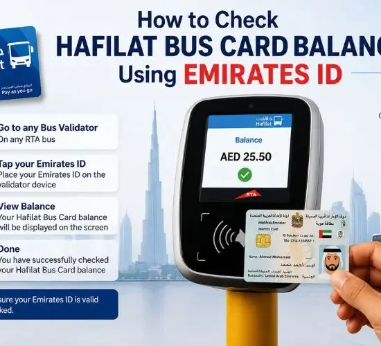 Check Hafilat Bus Card Balance