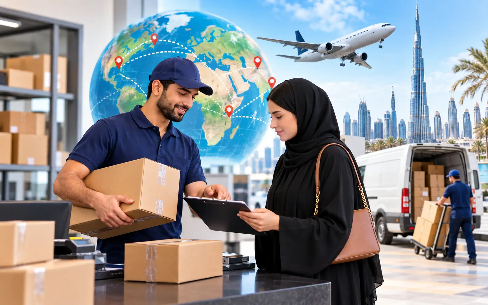 International Courier Service in the UAE