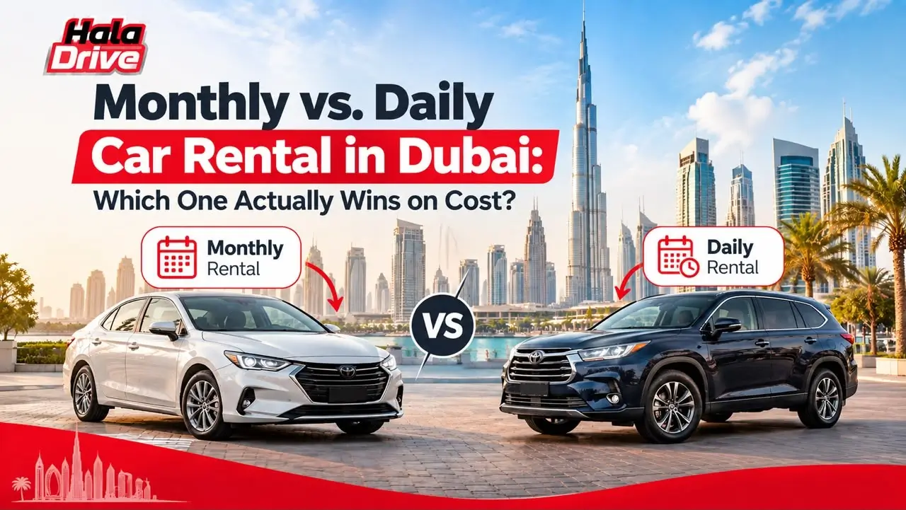 Monthly vs Daily Car Rental in Dubai