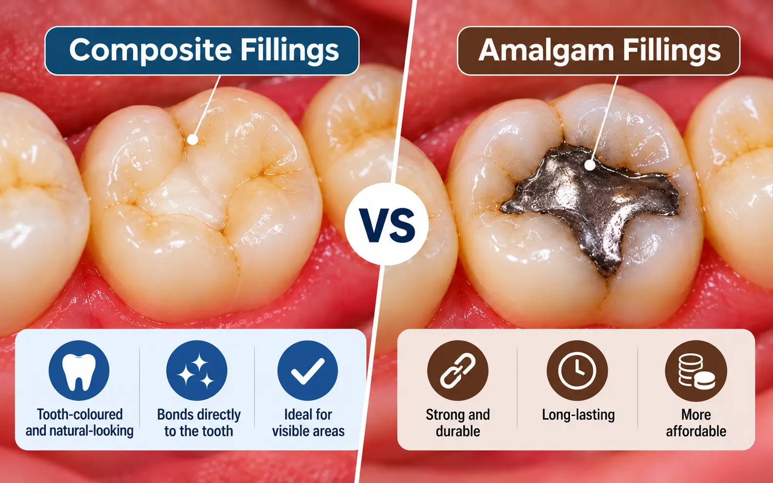 Composite vs. Amalgam Fillings