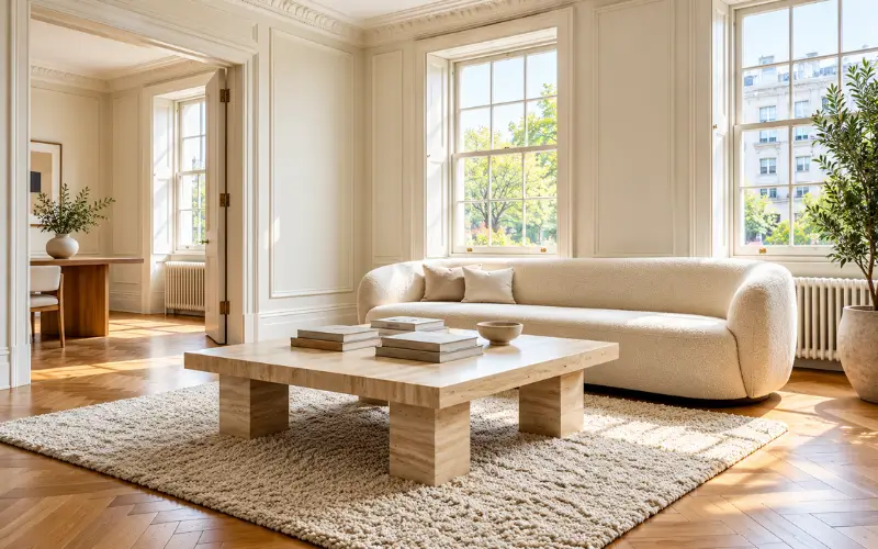 Marble vs Travertine Coffee Tables